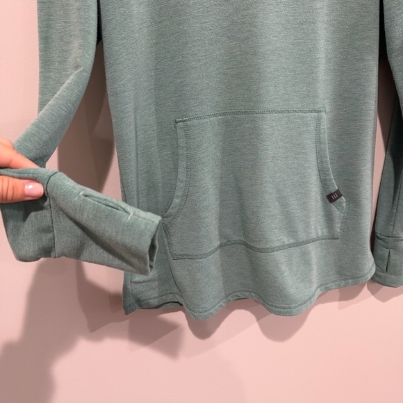 FREE FLY Women's Bamboo Lightweight Fleece Hoodie Comfort Athleisure Size Medium - Picture 3 of 8